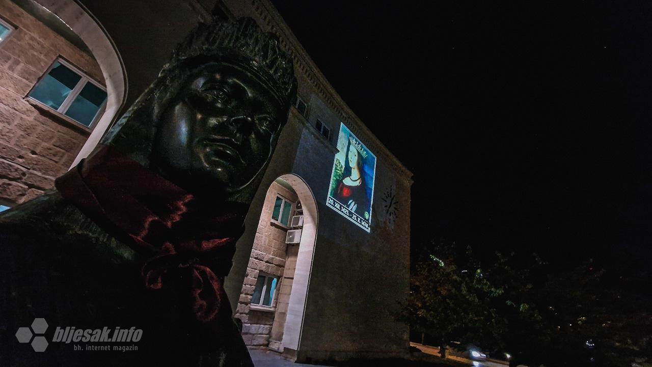 Slika kraljice Katarine Kosače u Mostaru - Mostar: Slikom Katarine Kosače obilježena godišnjica kraljičine smrti